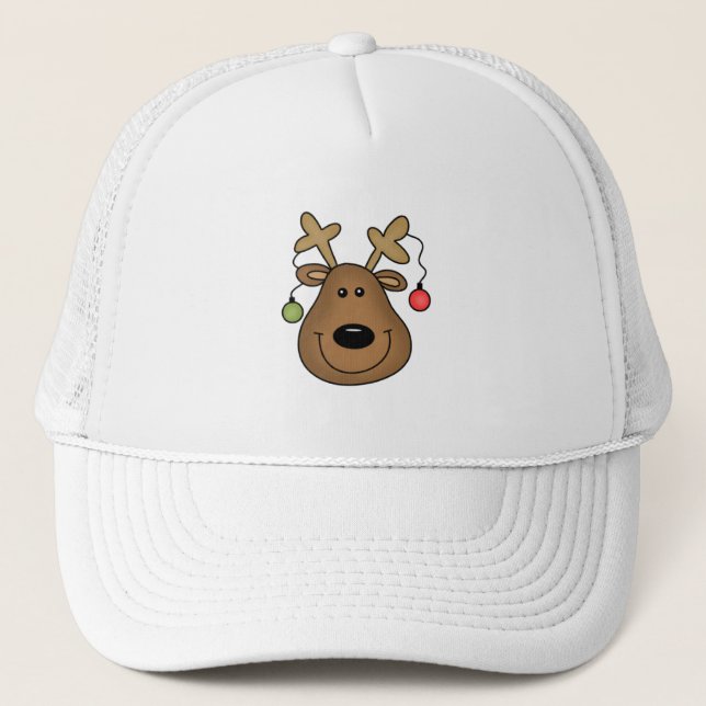 Holiday Rentier Tshirts und Geschenke Truckerkappe (Vorderseite)
