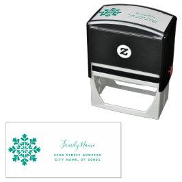 Holiday Return Address Self-inking Stamp Permastempel
