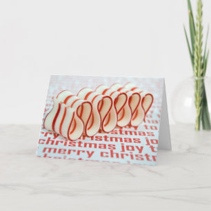 Holiday Ribbon Candy Feiertagskarte