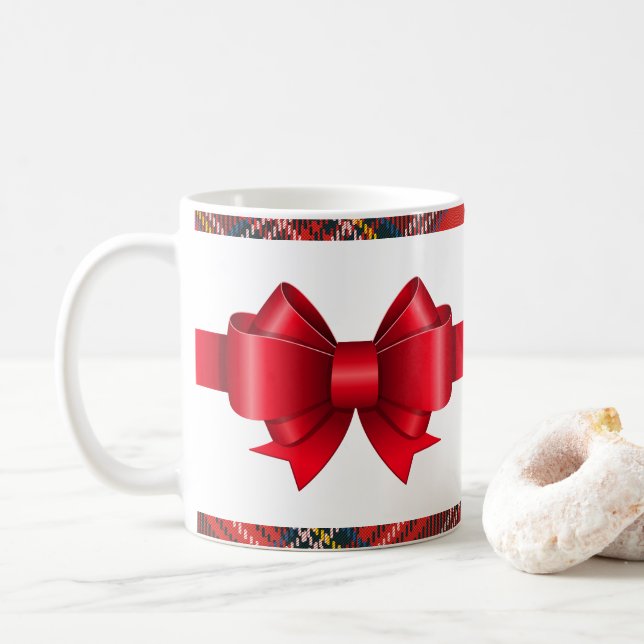 Holiday Ribbon Kaffeetasse (Mit Donut)