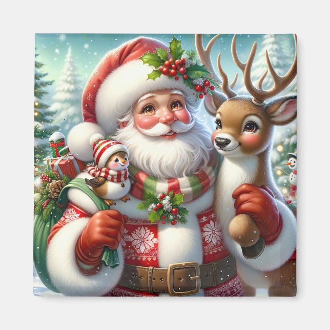 Holiday Santa Magnet (Vorne)