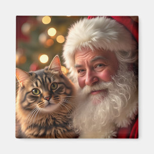 Holiday Santa Magnet