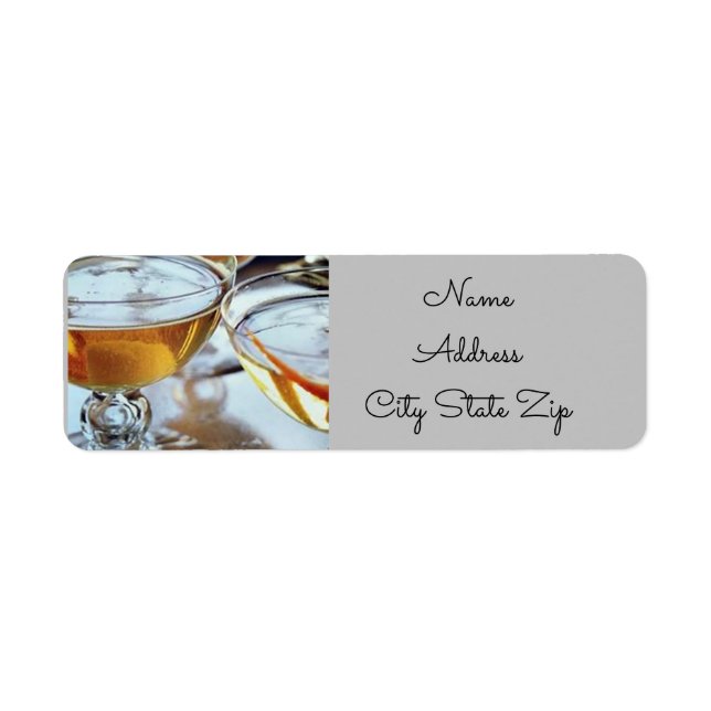 **HOLIDAY SEASON PARTY** RETURN ADDRESS LABEL (Vorne)