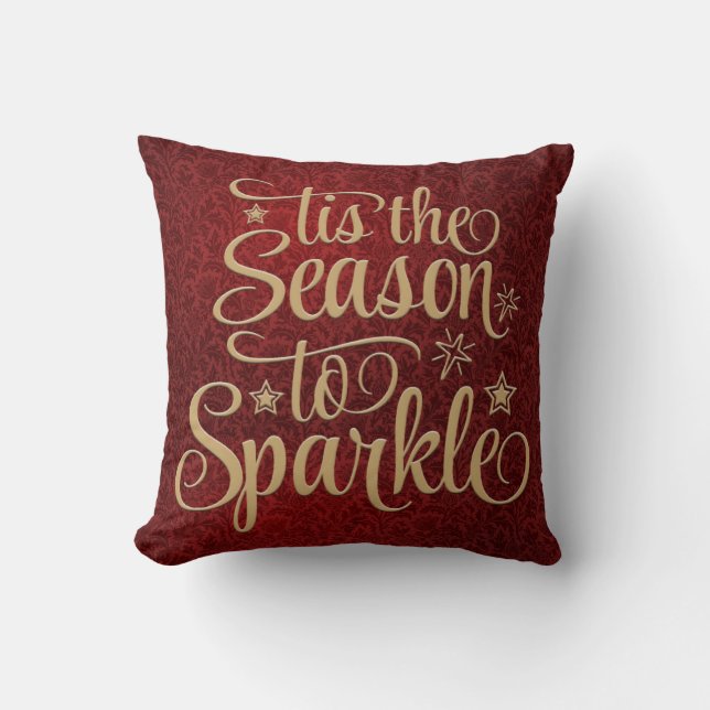 Holiday Season Throw Kissen (Vorderseite)