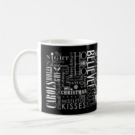 Holiday Sentiments Blackboard Style 11 oz Tasse