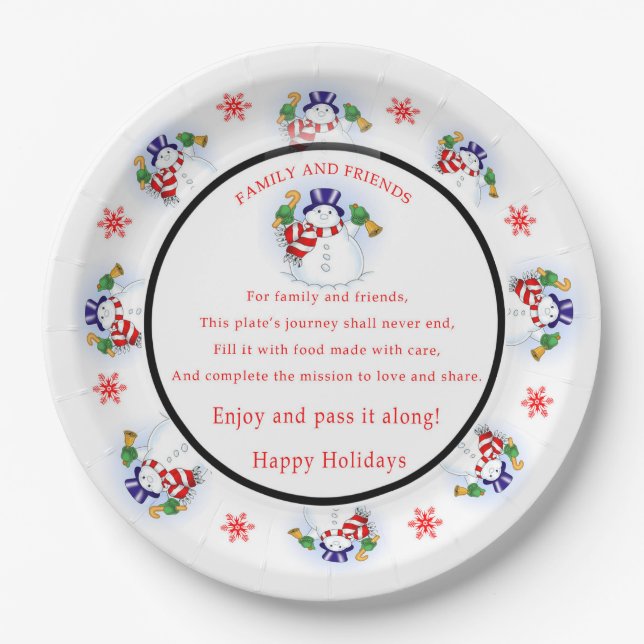 Holiday Sharing Custom Paper Teller (Vorderseite)
