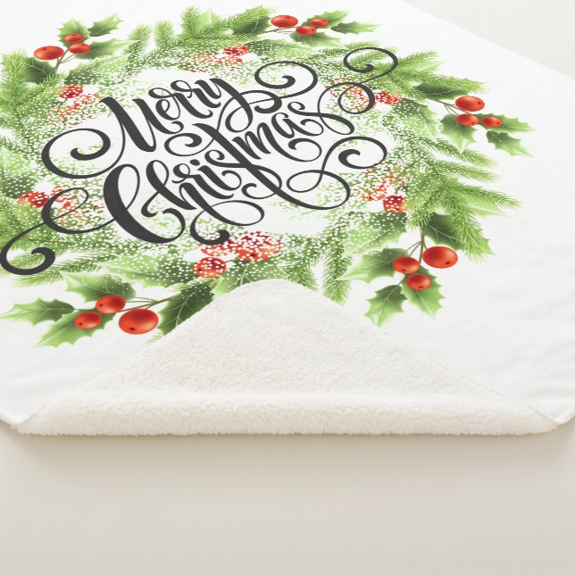 Holiday Sherpa Blanket Sherpadecke (3/4)