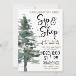 Holiday Sip and Shop Einladung