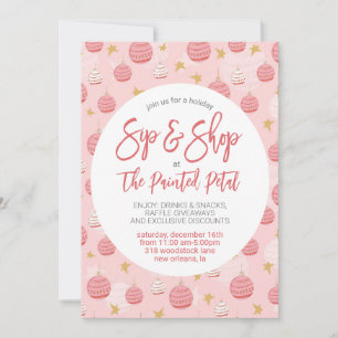 Holiday Sip and Shop Einladung