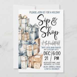 Holiday Sip and Shop Einladung