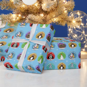 Holiday Snow Globes Geschenkpapier