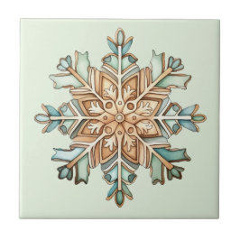 Holiday Snowflake Fliese