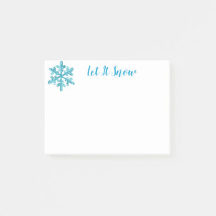 Holiday Snowflake Post it Notes Post-it Klebezettel