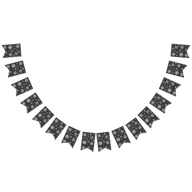 Holiday Snowflakes Banner Flags (Alle)