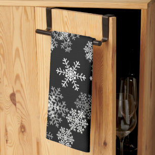 Holiday Snowflakes Küche Handtuch