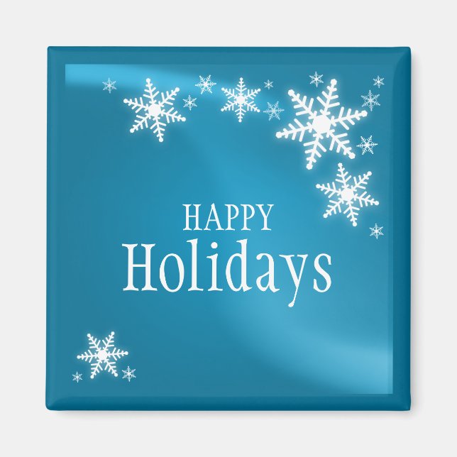 Holiday Snowflakes Magnet (Vorne)