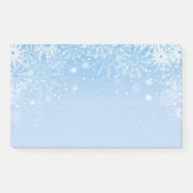Holiday Snowflakes Post-it-Notes Post-it Klebezettel (Vorderseite)