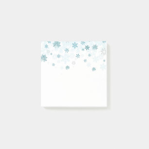 Holiday Snowflakes Post it Notes Post-it Klebezettel