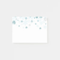 Holiday Snowflakes Post it Notes