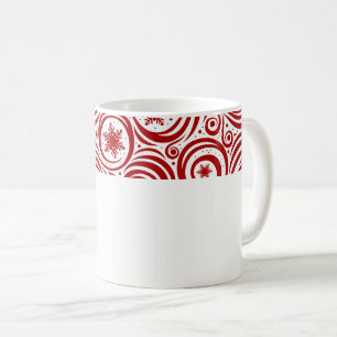 Holiday Snowflakes Tasse Kaffee