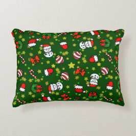 Holiday Snowman Dekokissen