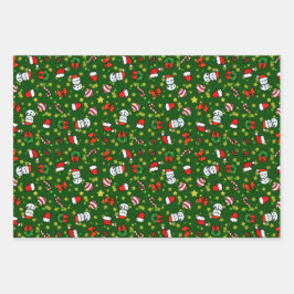 Holiday Snowman Geschenkpapier Set