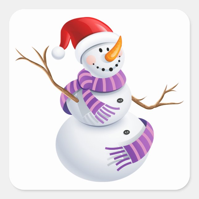 Holiday Snowman Stickers (Vorderseite)