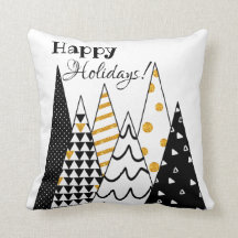 "Holiday Sparkle" Weihnachtsbaum Kissen