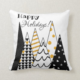 "Holiday Sparkle" Weihnachtsbaum Kissen