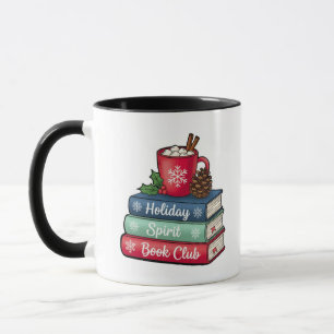 Holiday Spirit Book Club Tasse SCHWARZ