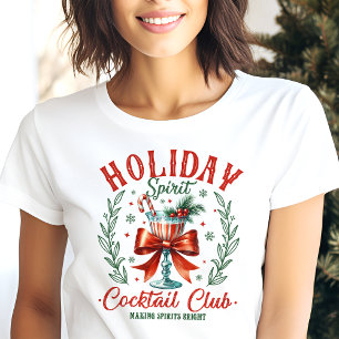 Holiday Spirit Cocktail Club Tri-Blend Shirt