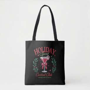 Holiday Spirit Cocktail Club Weihnachtsfeier Tasche