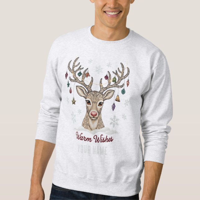 Holiday Spirit, Deer Edition Sweatshirt (Vorderseite)