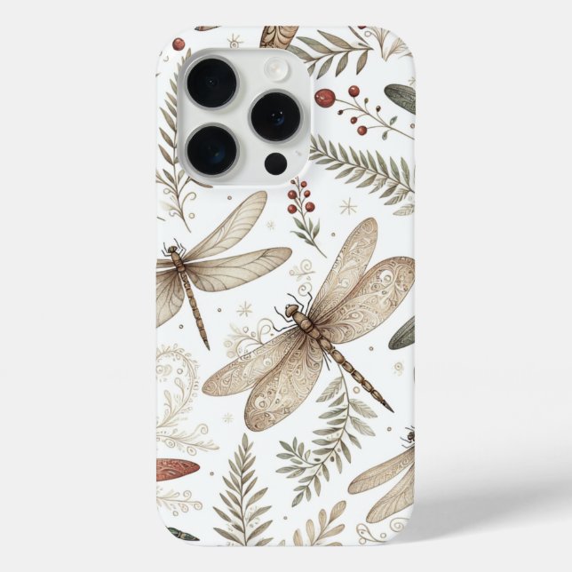 Holiday Spirit Dragonfys Case-Mate iPhone Hülle (Rückseite)