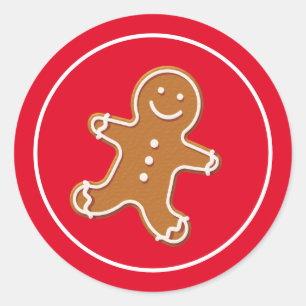 Holiday Stickers Gingerbrot Man