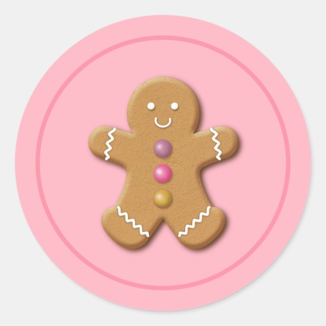 Holiday Stickers Gingerbrot Man (Vorderseite)