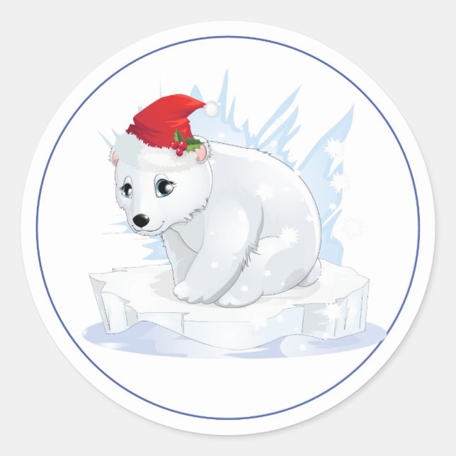 Holiday Stickers Polar Bear (Vorderseite)