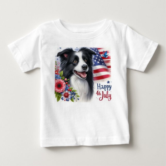Holiday Style 4. Juli Patriotischer T - Shirt (Vorderseite)
