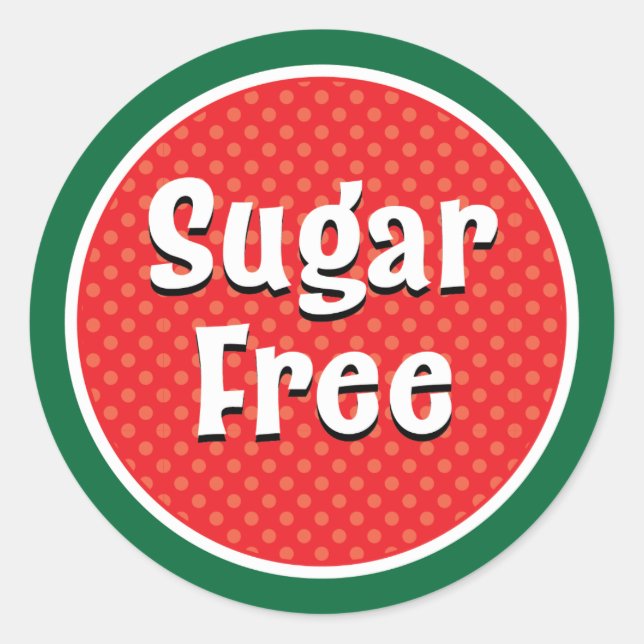 Holiday Sugar Free Aufkleber (Vorderseite)