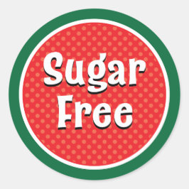 Holiday Sugar Free Aufkleber