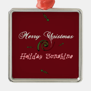 Holiday Sunshine Collection Silbernes Ornament