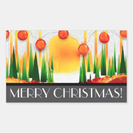 HOLIDAY SUNSHINE WITHIN THE PINES :) RECHTECKIGER AUFKLEBER