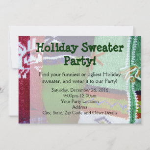 Holiday Sweater Party Einladungen