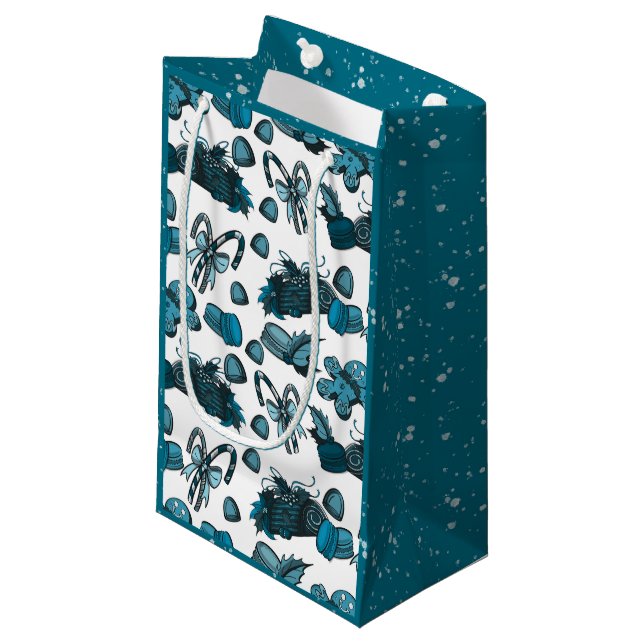 Holiday Sweets- Ice (Solid) Kleine Geschenktüte (Vorderseite Schrägansicht)