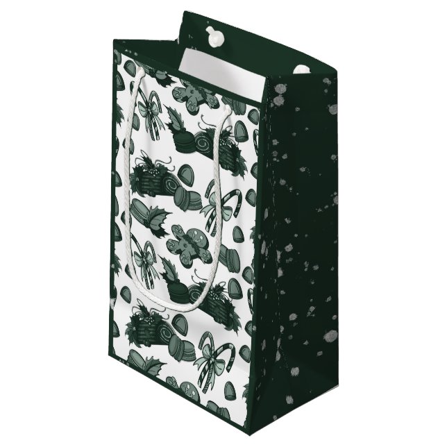 Holiday Sweets- Pine (Solid) Kleine Geschenktüte (Vorderseite Schrägansicht)