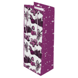 Holiday Sweets- Sugar Plum (Solid) Geschenktüte Für Weinflaschen