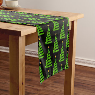 Holiday Table Runner Ribbon Tree Mittelgroßer Tischläufer