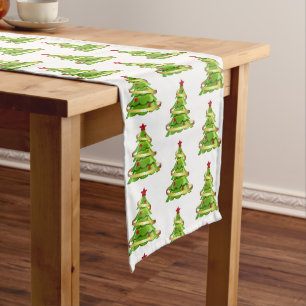 Holiday Table Runner Tree Großer Tischläufer