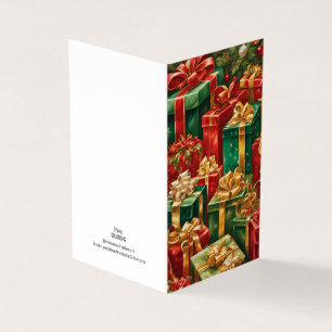 Holiday Theme Multi Geschenke gestapelt