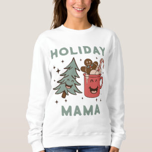 Holiday Tree and Cocoa Mama Sweatshirt
